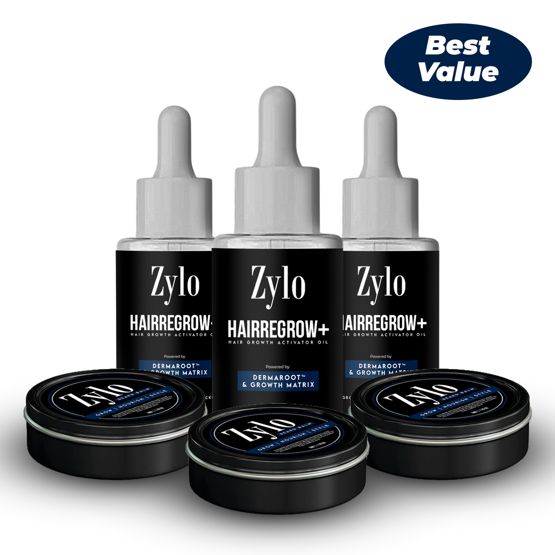 Zylo Beard & Hair Power Bundle