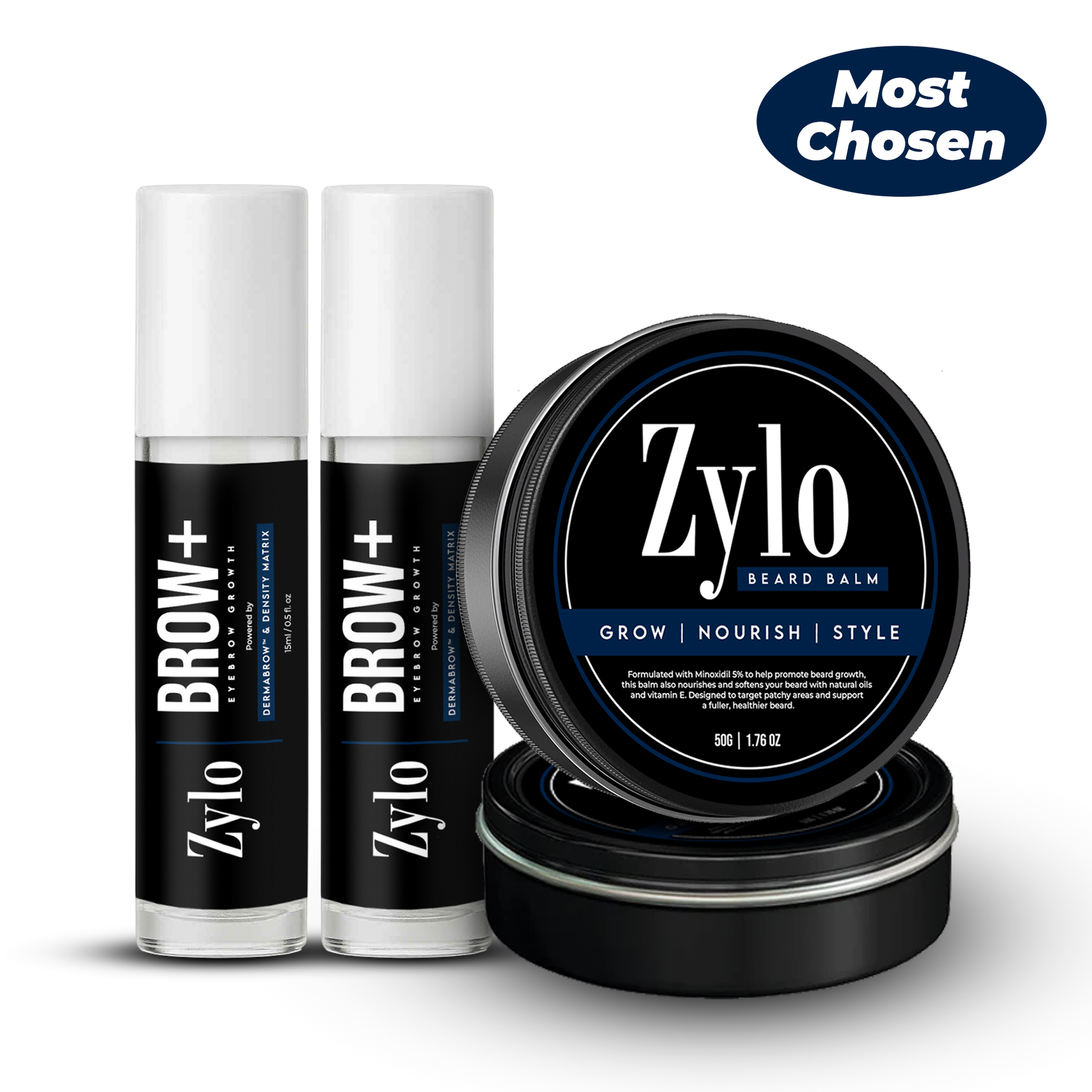 Zylo Beard & Brow Confidence Bundle