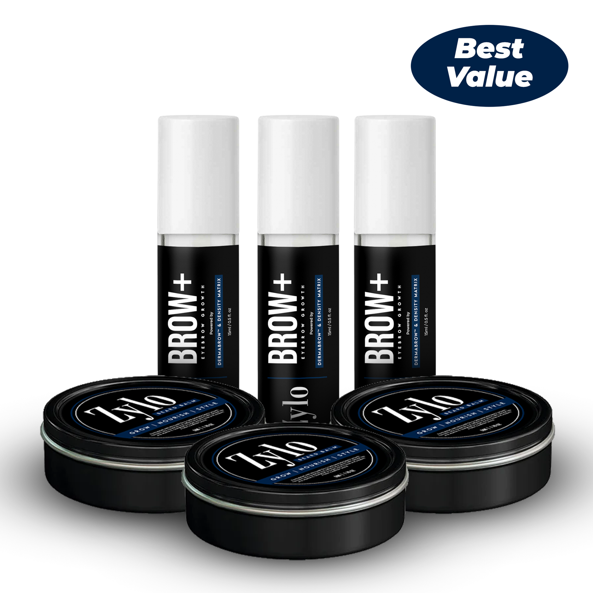 Zylo Beard & Brow Confidence Bundle